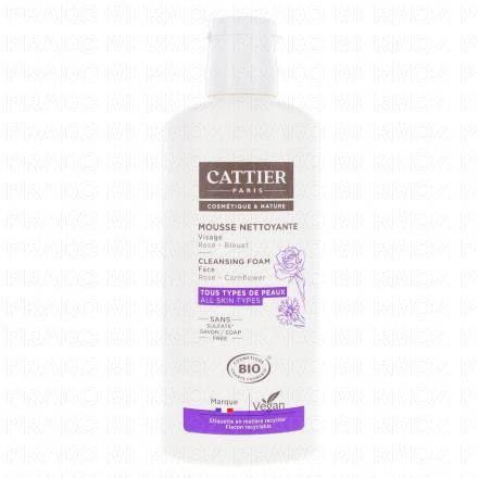 CATTIER Mousse nettoyante visage bio