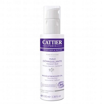 CATTIER Pureté Divine huile démaquillante bio flacon 100ml