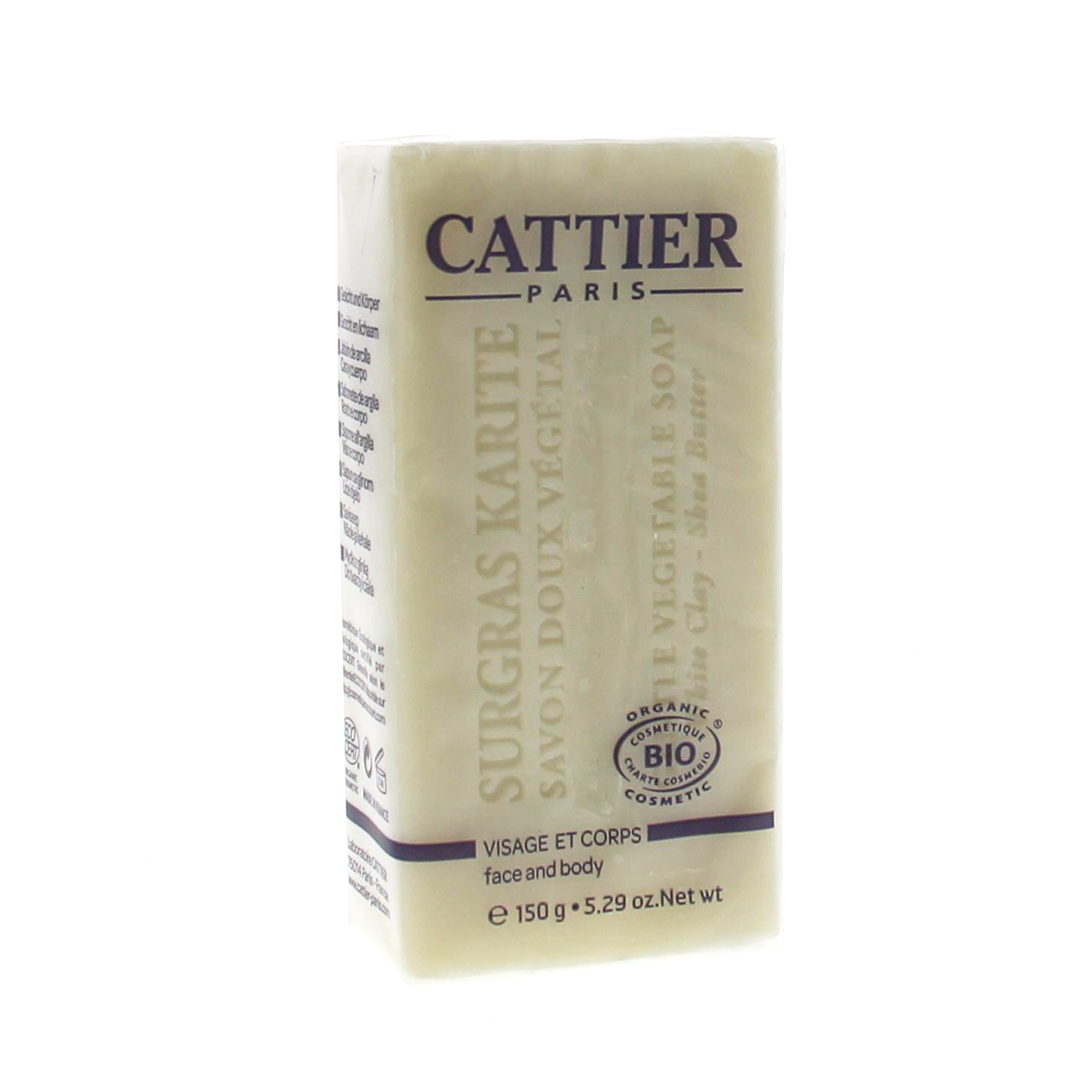 Cattier Savon A L Argile Et Au Karite Pain 150g Parapharmacie En Ligne Prado Mermoz