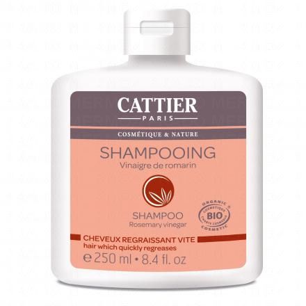 CATTIER Shampooing vinaigre de romarin cheveux gras bio