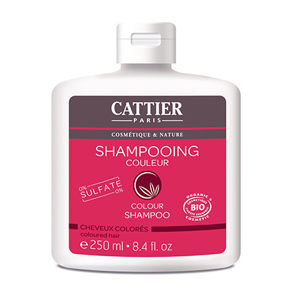 CATTIER Shampooing couleur cheveux colorés bio flacon 250ml