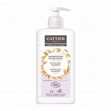 CATTIER Shampooing lait d'avoine usage quotidien bio