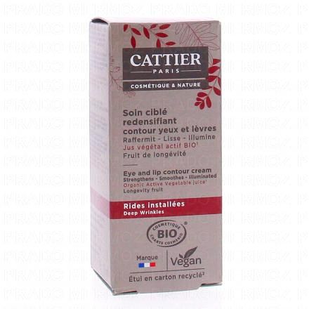 CATTIER Soin ciblé redensifiant bio flacon pompe 15ml