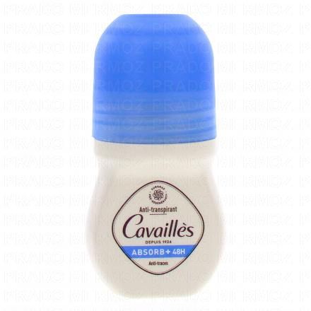CAVAILLES Anti-transpirant Absorb+ 48 Roll On 50ml (unité)