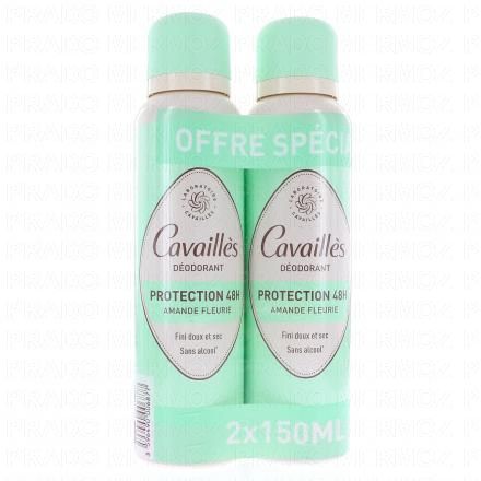 CAVAILLES Déodorant Dermato 48h 150ml (lot de 2)