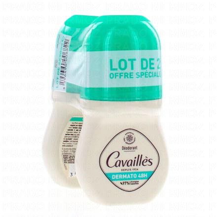 CAVAILLES Déodorant Dermato 48h roll-on (2x50ml)