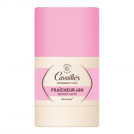 CAVAILLES Déodorant Fraîcheur 48H Muguet lacté Stick 50g