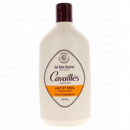 CAVAILLES Gel bain douche Lait et miel 400ml