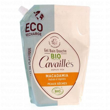 CAVAILLES Gel bain douche macadamia bio (eco-recharge 1l)