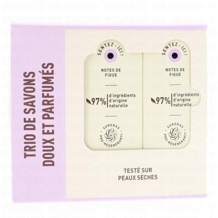 CAVAILLES Savon Surgras Solide Délice de Figue (3x200g)