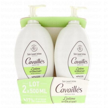 CAVAILLES Soin Lavant Intime Hydratant lot de 2*500ml
