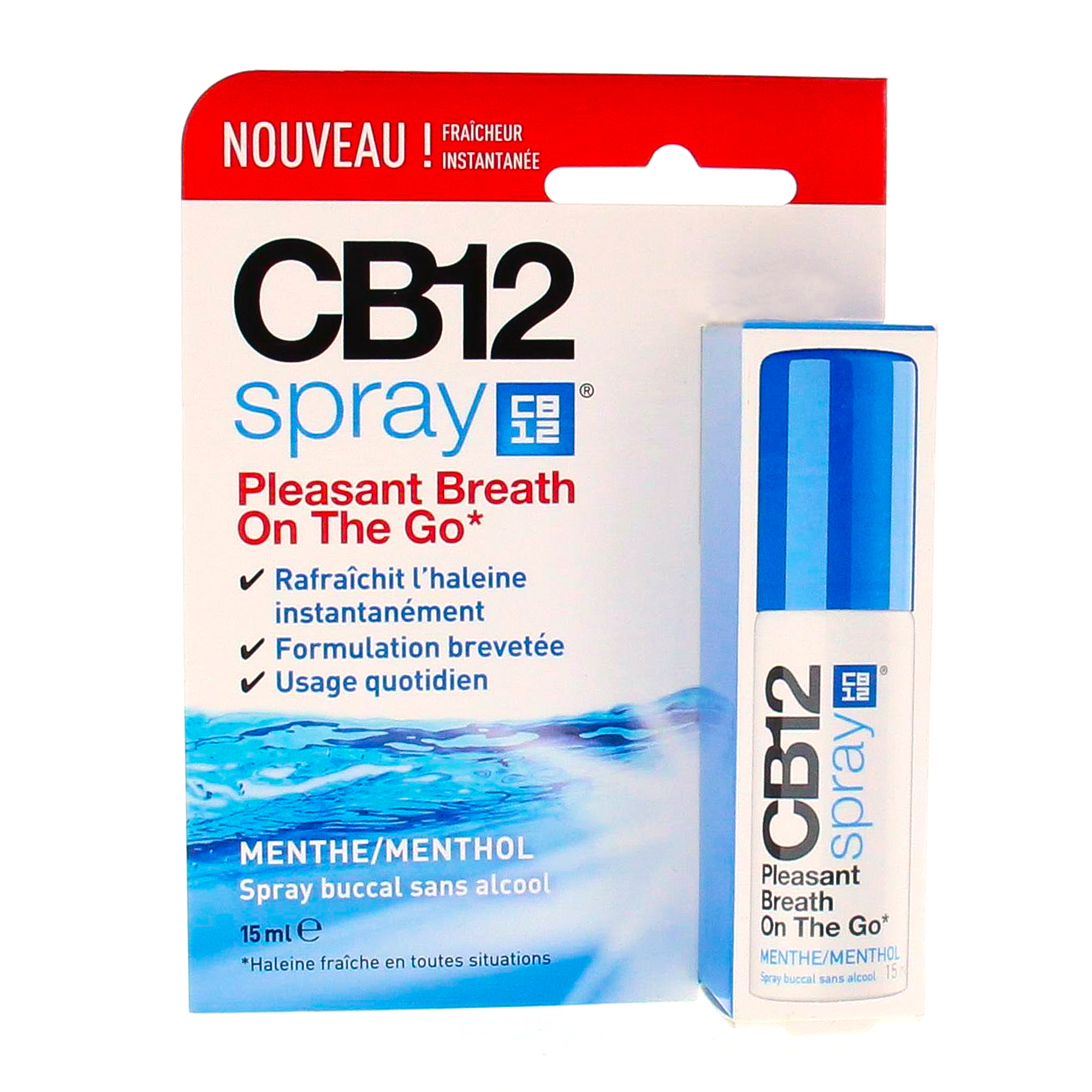 CB12 Spray buccal sans alcool spray 15ml - Parapharmacie Prado Mermoz