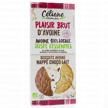 CELIANE Biscuit Avoine Napp&eacute; Choco Lait 125g