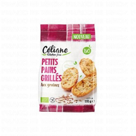 CELIANE Petits Pains Grill&eacute;s aux Graines 170g