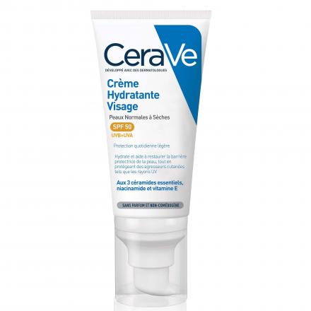 Crème Hydratante Visage Sans SPF CeraVe 52 ml