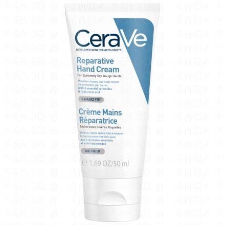 CERAVE Crème mains réparatrice sécheresses sévères, rugosités (50ml)