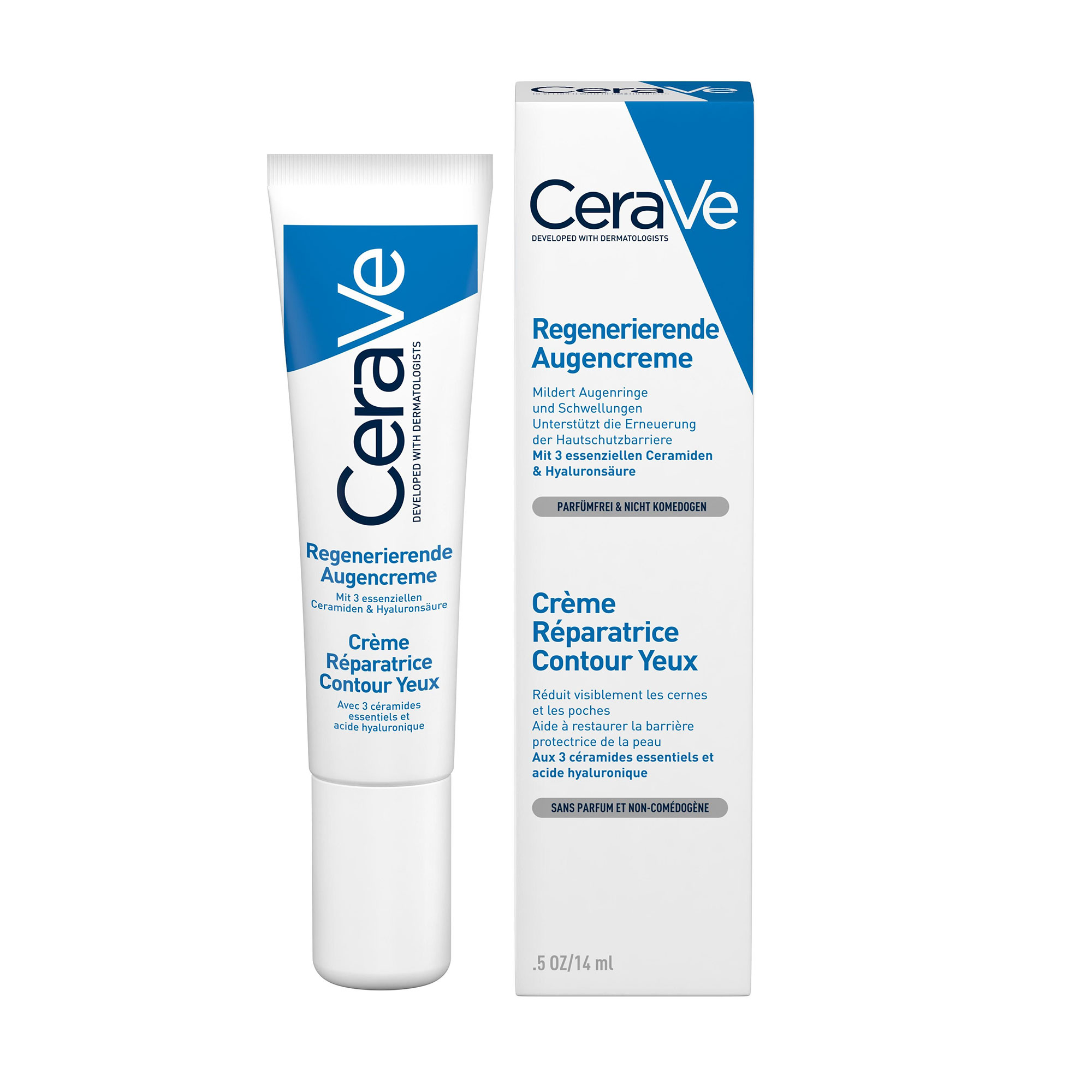 Faced Creme Contour Des Yeux Anti Cernes CERAVE Crème réparatrice contour des yeux tube 14ml - Parapharmacie en