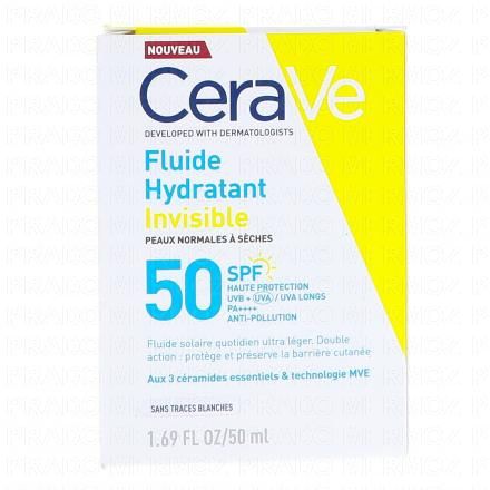 CERAVE Fluide Hydratant Invisible SPF50 50ml