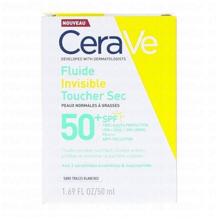 CERAVE Fluide Invisible Touchez Sec SPF50+ 50ml