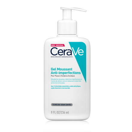 CERAVE Gel mousse anti-imperfection (236ml)