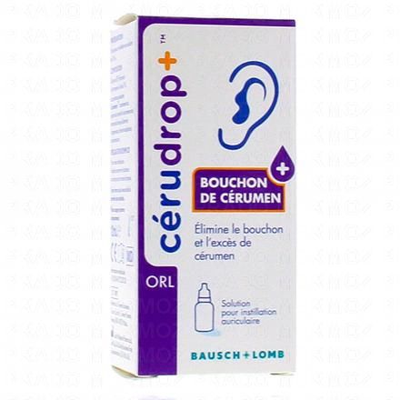 CERUDROP+ Audition - Solution pour bouchon de cérumen 12ml BAUSCH & LOMB 4