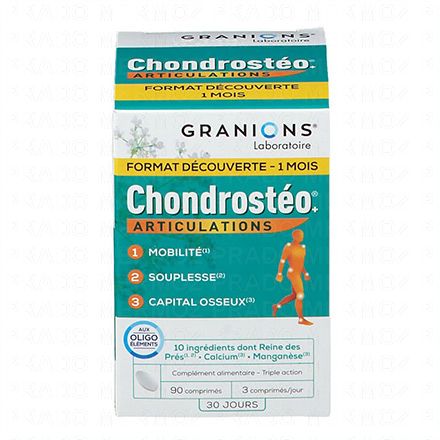 GRANIONS Chondrosteo+ Articulations (boîte de 90 comprimés)