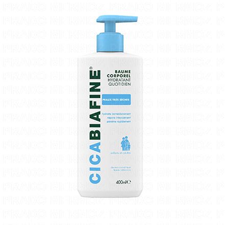 CICA BIAFINE Baume hydratant corporel (flacon pompe 400ml)