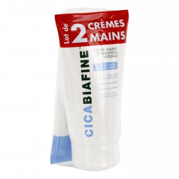 CICA BIAFINE Crème mains réparation intense (lot de 2 tubes 75ml)