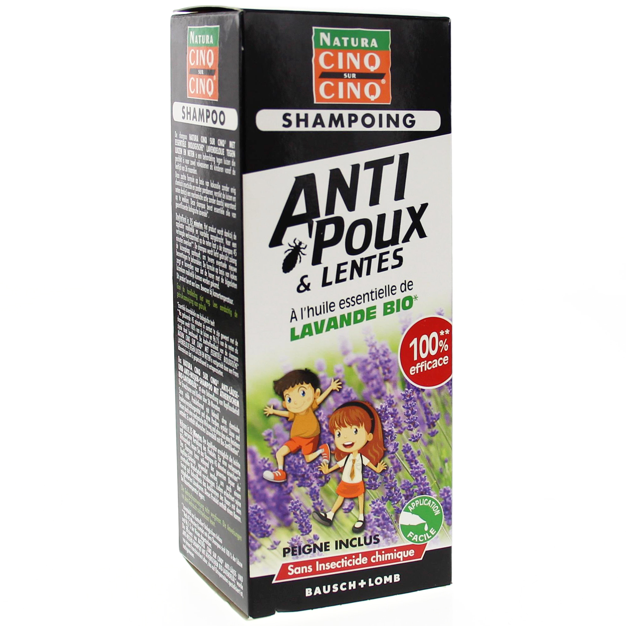 Shampooing Gel anti poux & lentes Cinq sur Cinq - traitement contre les poux