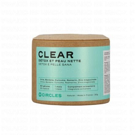 CIRCLES Clear - Détox et peau nette x6à gélules