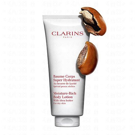 CLARINS Baume Corps Super Hydratant Au beurre de karité (tube 200ml)