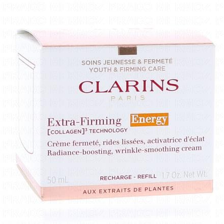 CLARINS Extra Firming Energy - Crème jour éclat vitaminé, fermeté, anti-rides (eco-recharge 50ml)