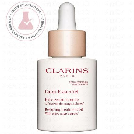 CLARINS Calm-Essentiel - Huile Restructurante A l’extrait de sauge sclarée 30ml