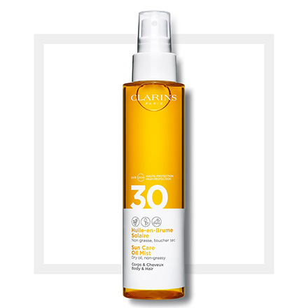 CLARINS Huile-en-Brume Solaire Corps et Cheveux UVA/UVB SPF30 spray 150ml