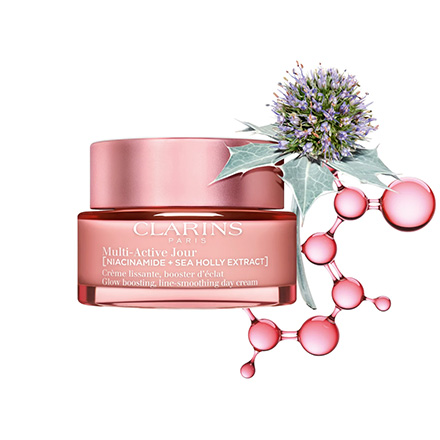 CLARINS Multi-Active Jour - Crème lissante, booster d’éclat Peaux sèches 50ml