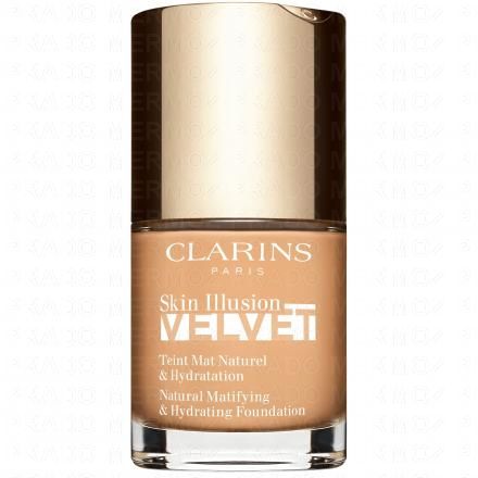 CLARINS Skin Illusion Velvet - Fond de Teint Mat Naturel & Hydratation 108W - Sand 30ml