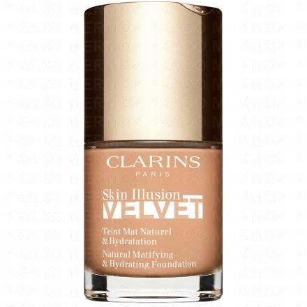 CLARINS Skin Illusion Velvet - Fond de Teint Mat Naturel & Hydratation 109C Wheat 30ml