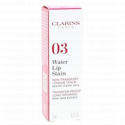 CLARINS Water Lip Stain 7 ml - Rouge à lèvres (n°03)