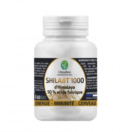 CLEMAFLORE SHILAJIT 1000 x60 gélules