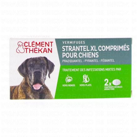 CLEMENT THEKAN Strantel XL Comprimés pour chien x2