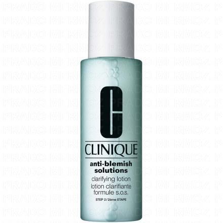 CLINIQUE Anti-Blemish™ Solutions Étape 2 Lotion Exfoliante Formule S.O.S Soin Anti-Imperfections 200ml