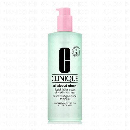 CLINIQUE Basic 3 Temps - Étape 1 : Savon Visage Liquide Tonique peaux mixtes à grasses (400ml)