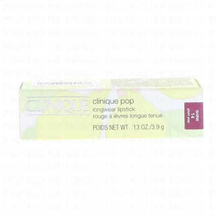 POP™Rouge à lèvres intense + Base lissante 2 en 1 tube N°14 (Plum pop) stick 3,9g