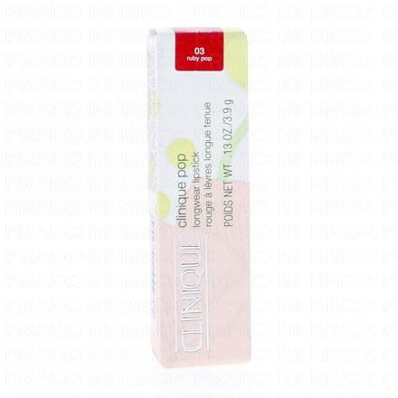 CLINIQUE Pop - Rouge à Lèvres Mat 03 Ruby