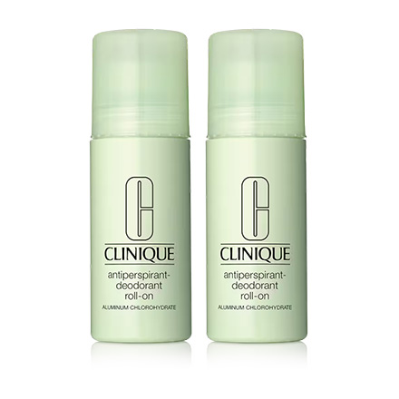 CLINIQUE Roll-On Déodorant Antiperspirant Bille 75ml (lot de 2)