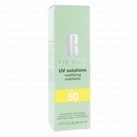 CLINIQUE UV Solutions Crème solaire matifiante SPF50 40ml