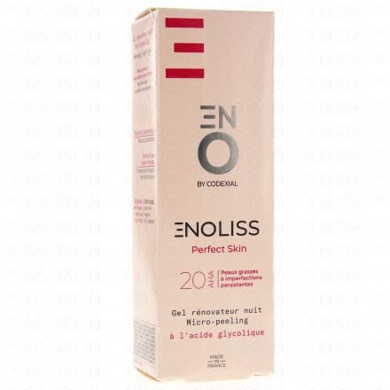 CODEXIAL Enoliss Gel rénovateur nuit micro peeling 20 AHA 30ml