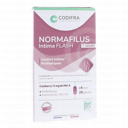 CODIFRA Normafilus Intima Flash 28 gélules