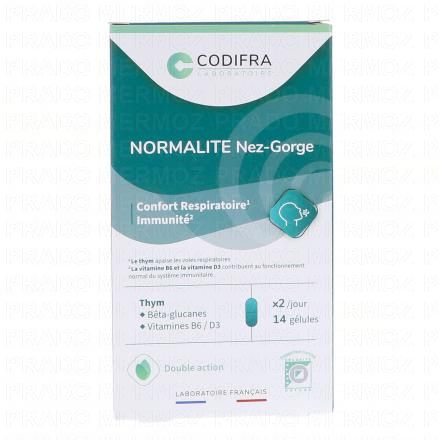 Normalite - Nez gorge x14 gélules