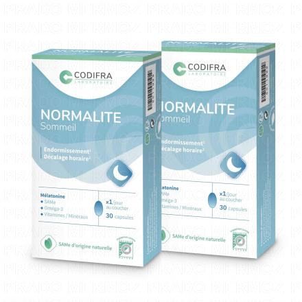 CODIFRA Normalite - Sommeil lot de 2 x 30 capsules